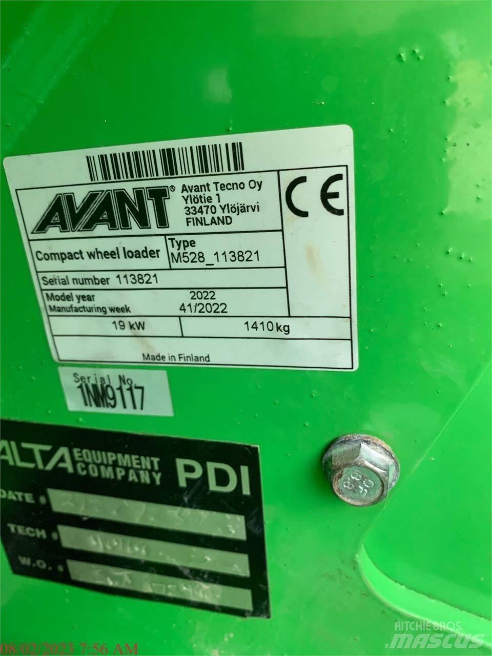 Avant 528 輪胎式裝載機