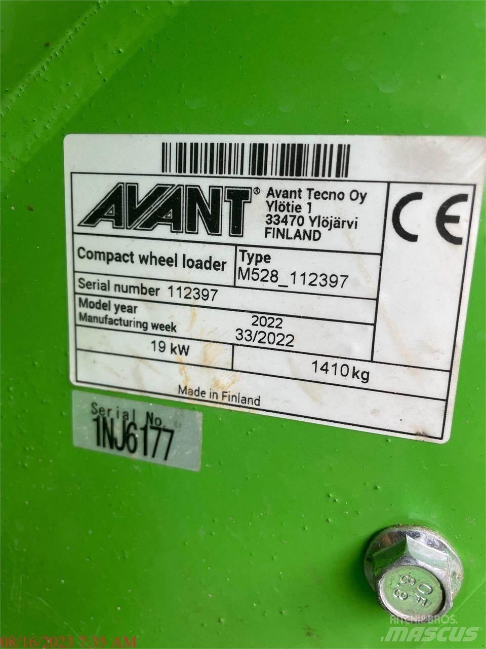 Avant 528 輪胎式裝載機