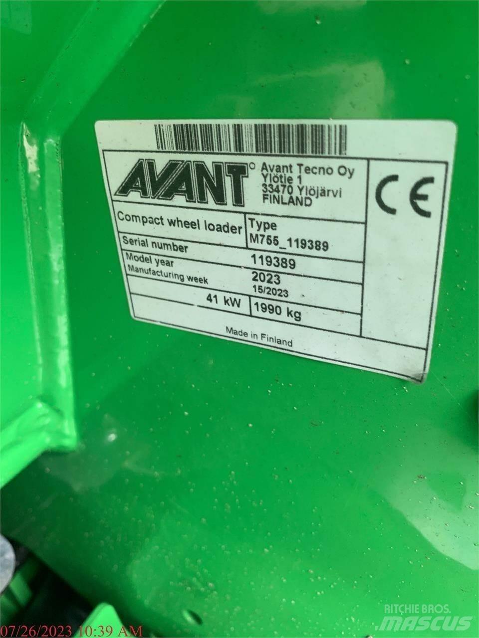 Avant 755I 輪胎式裝載機
