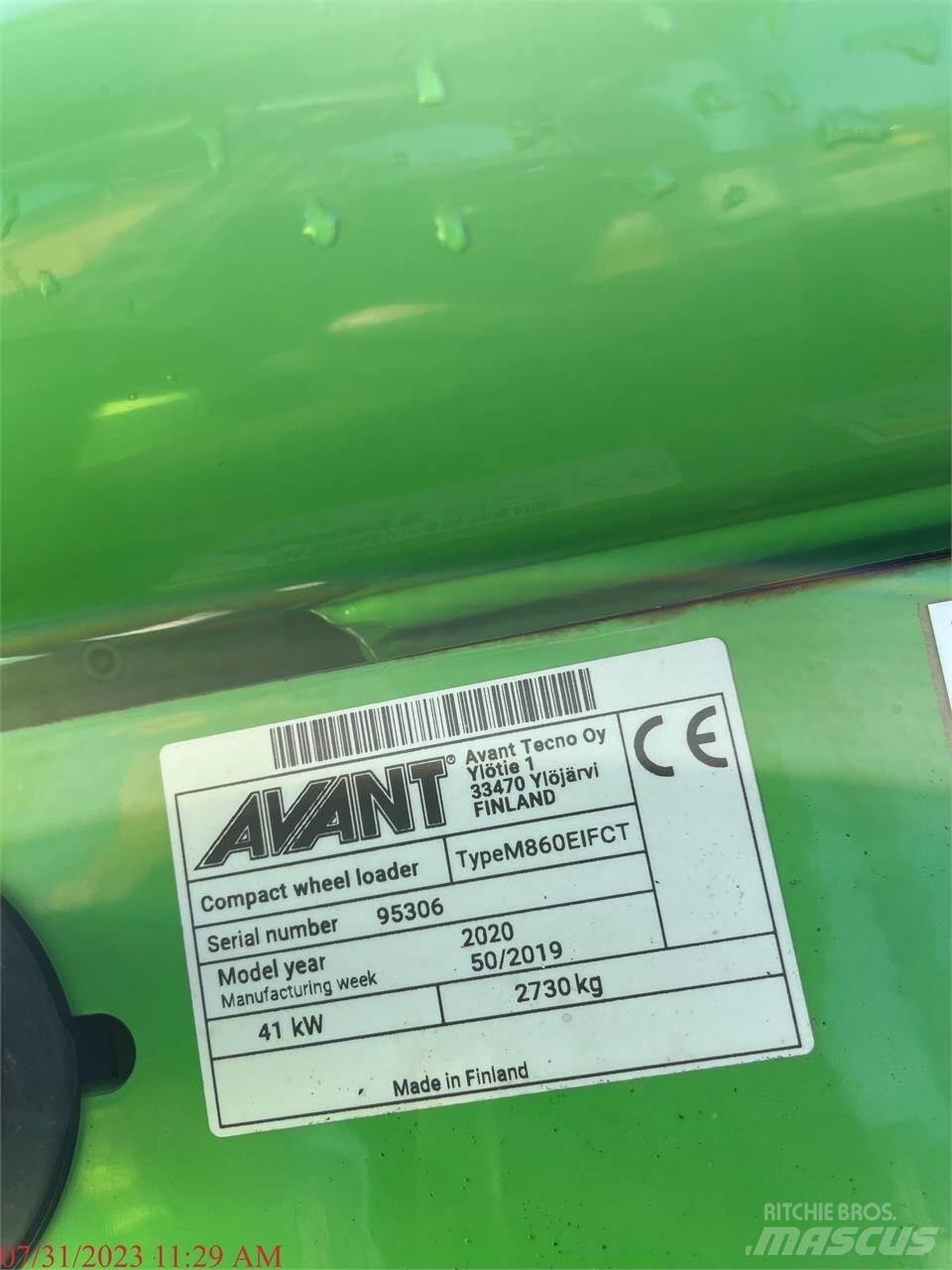 Avant 860I 輪胎式裝載機