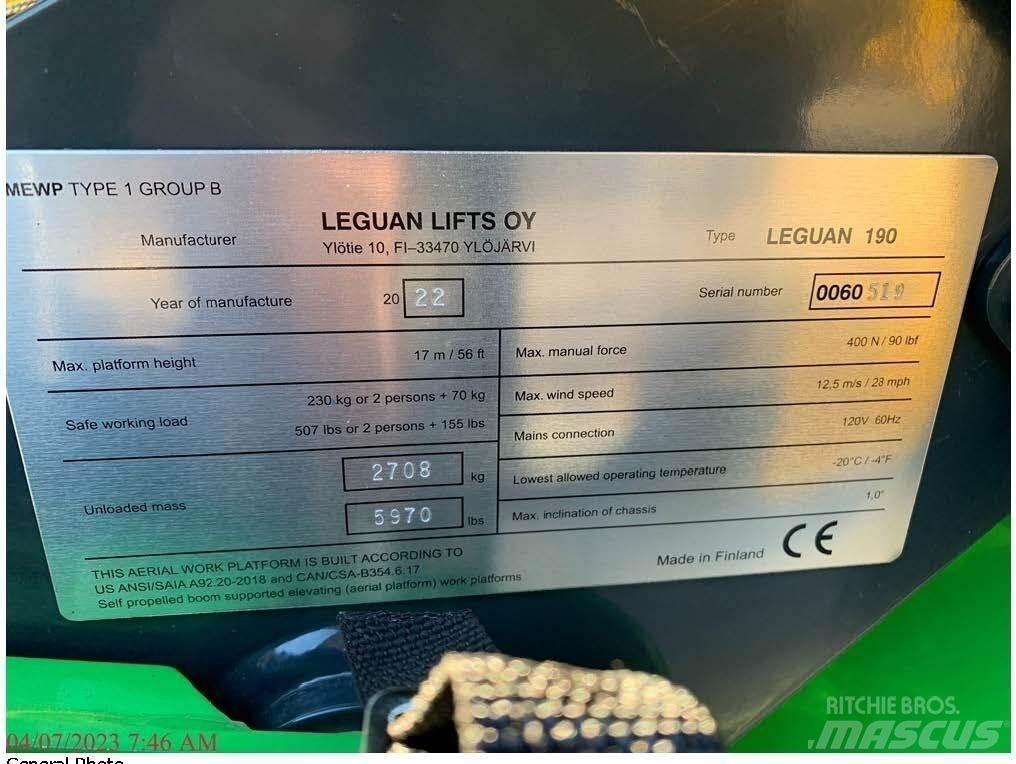 Avant LEGUAN 190 曲臂高空作業車
