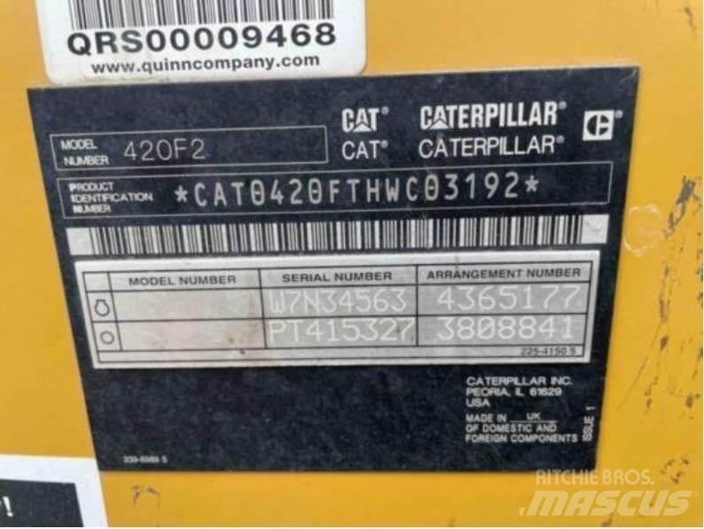 CAT 420F2 反鏟裝載機