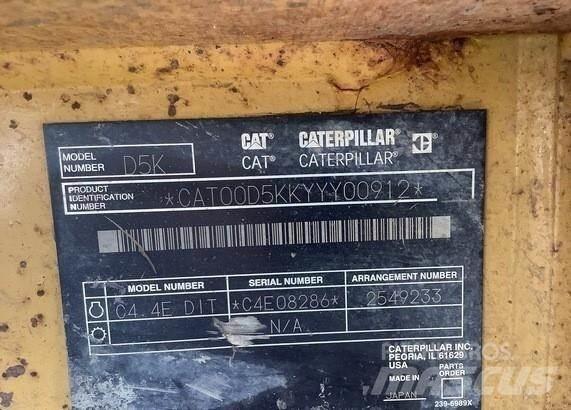 CAT D5K LGP 鋪管推土機
