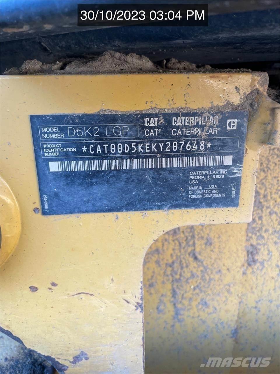CAT D5K2 LGP 履帶推土機