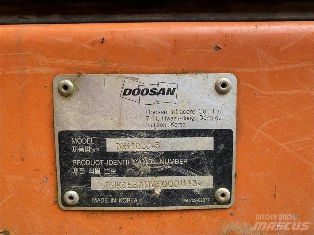 Doosan DX140 LC-3 履帶式 挖土機/掘鑿機/挖掘機