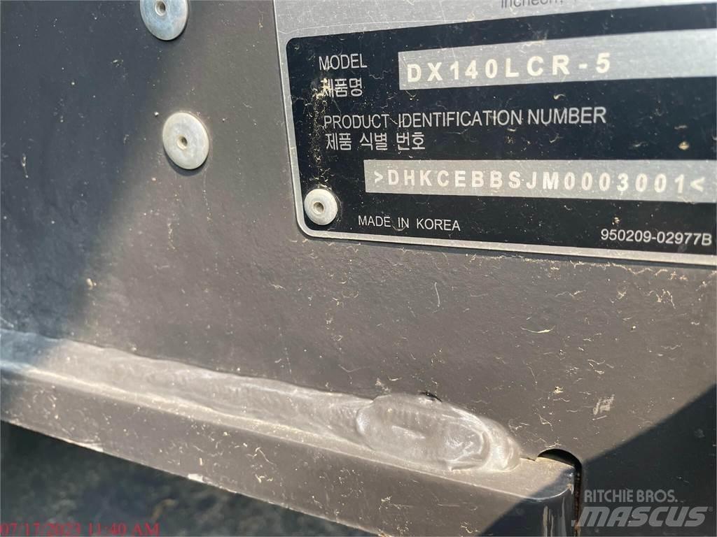 Doosan DX140 LC-5 履帶式 挖土機/掘鑿機/挖掘機
