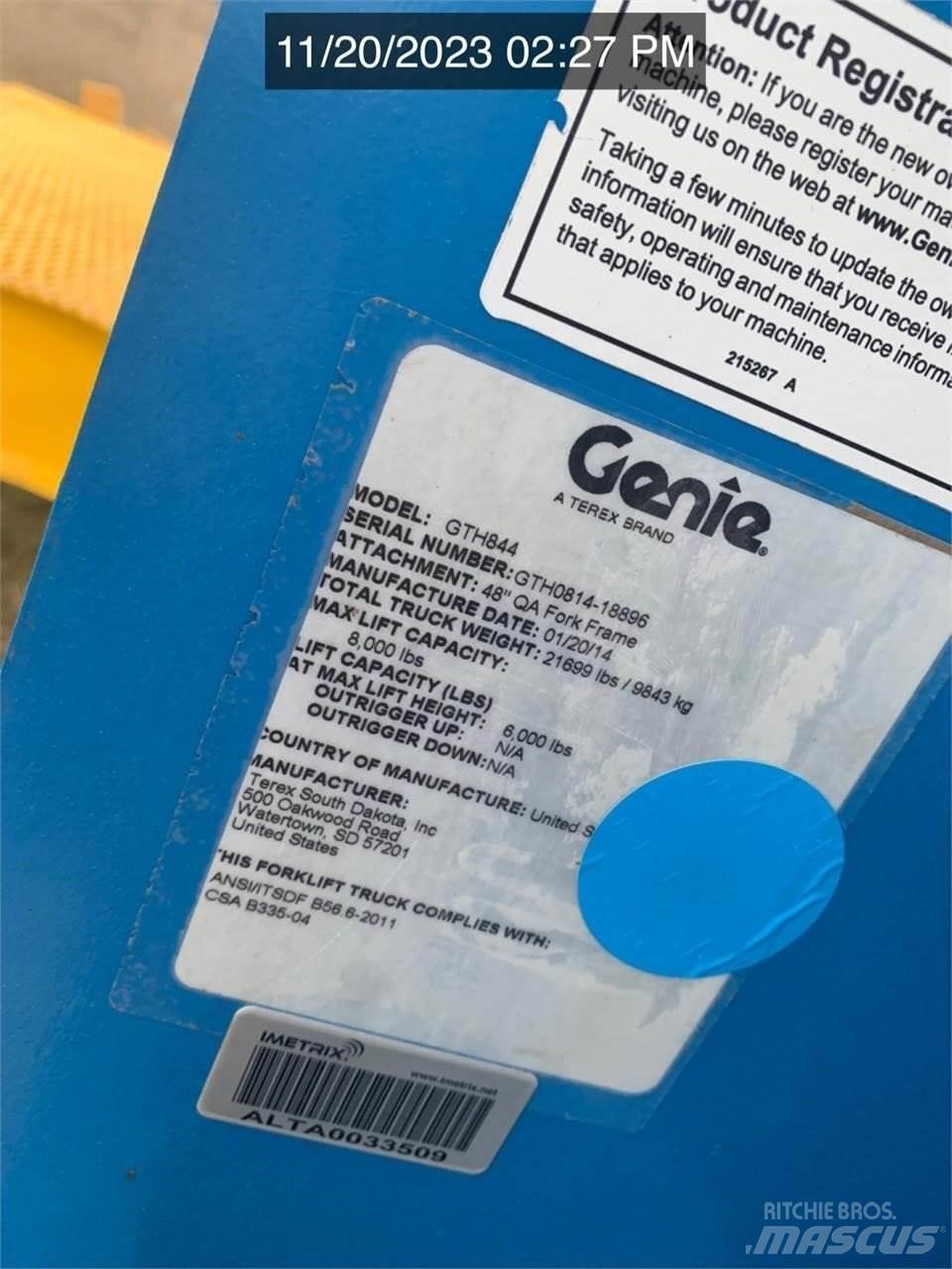 Genie GTH844 伸縮臂操作車