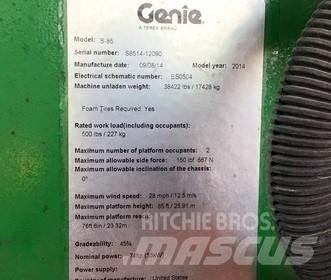 Genie S85 伸縮臂高空作業車