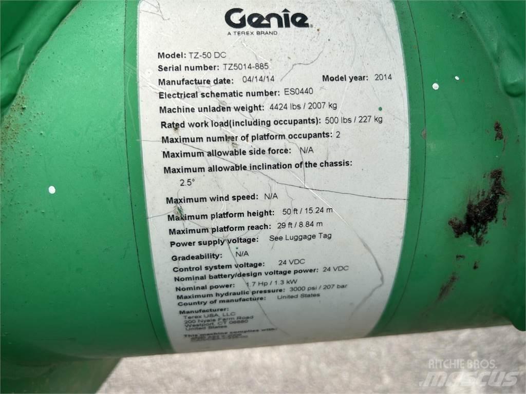 Genie TZ50 拖車裝載高空作業平台