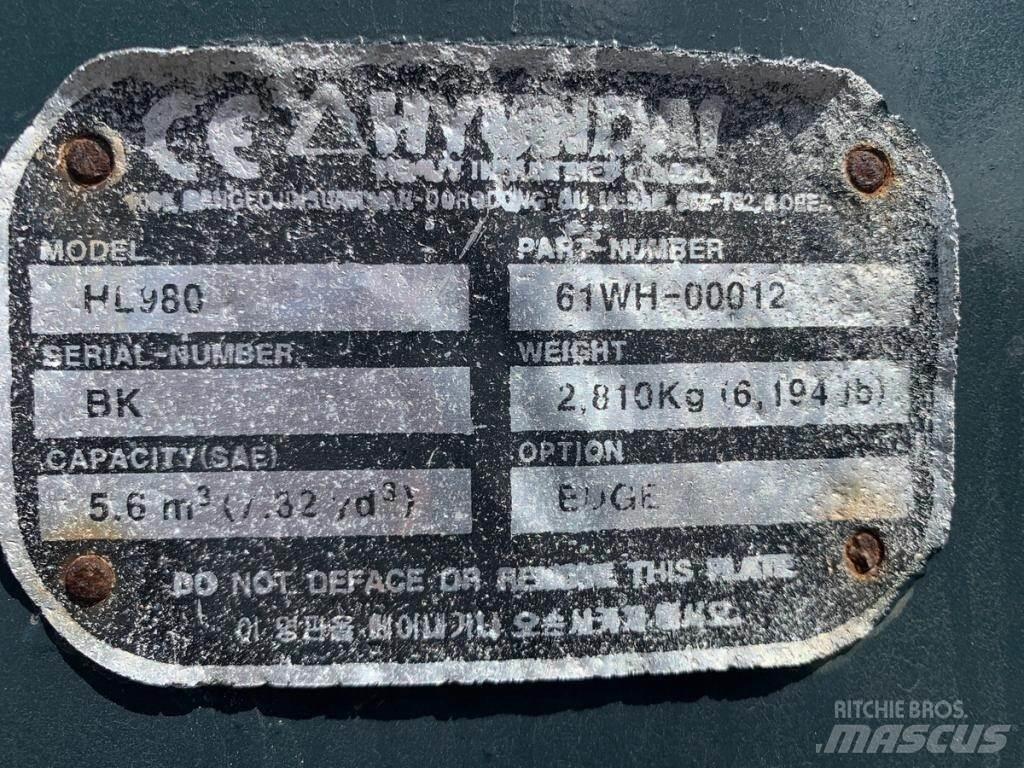 Hyundai HL980 輪胎式裝載機