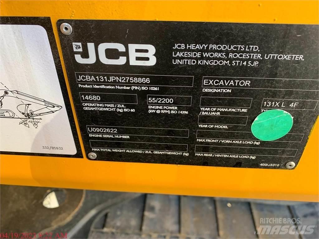 JCB 131X LC 履帶式 挖土機/掘鑿機/挖掘機