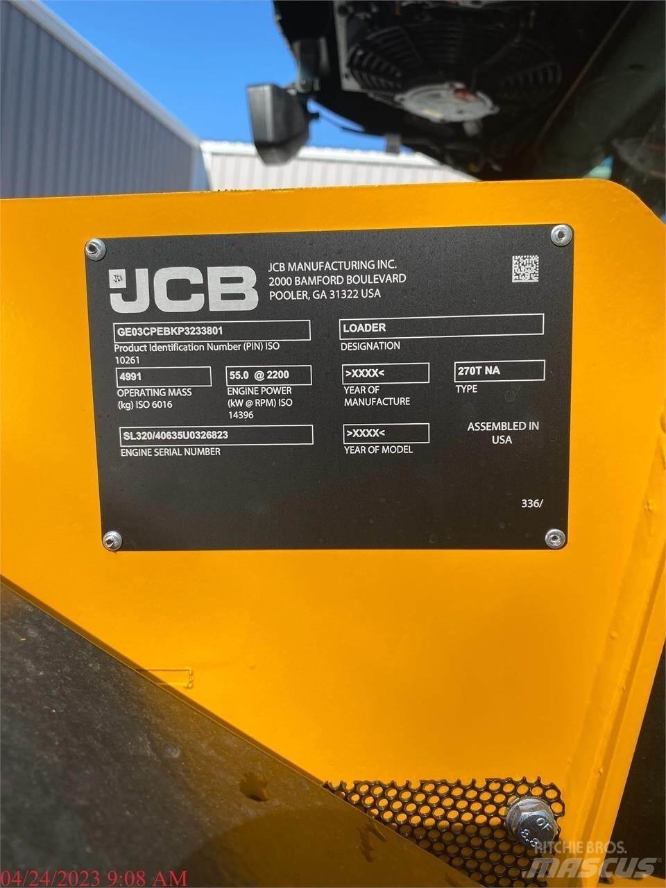 JCB 270T 滑移轉向裝載機