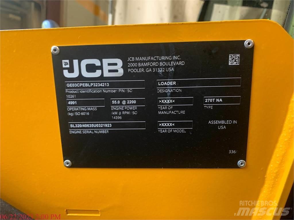 JCB 270T 滑移轉向裝載機