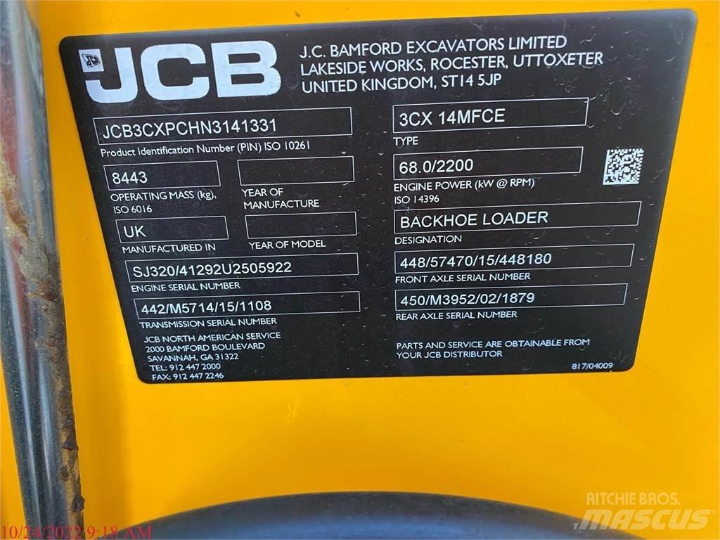JCB 3CX14 反鏟裝載機