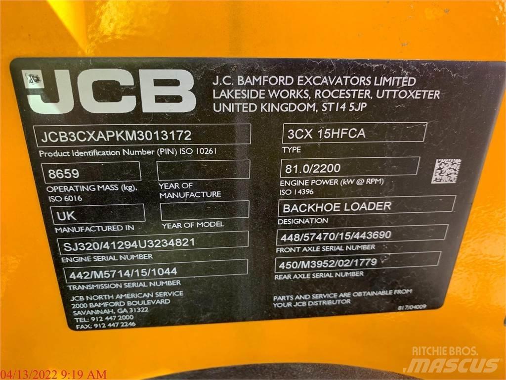 JCB 3CX15 SUPER 反鏟裝載機