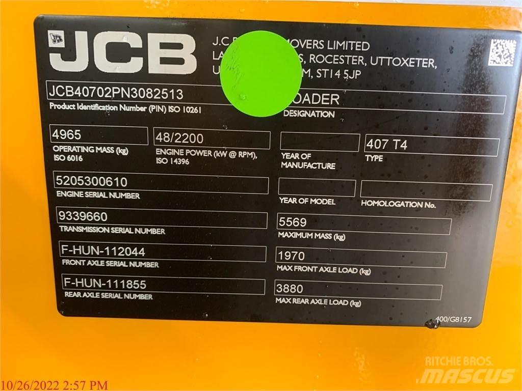 JCB 407B 輪胎式裝載機
