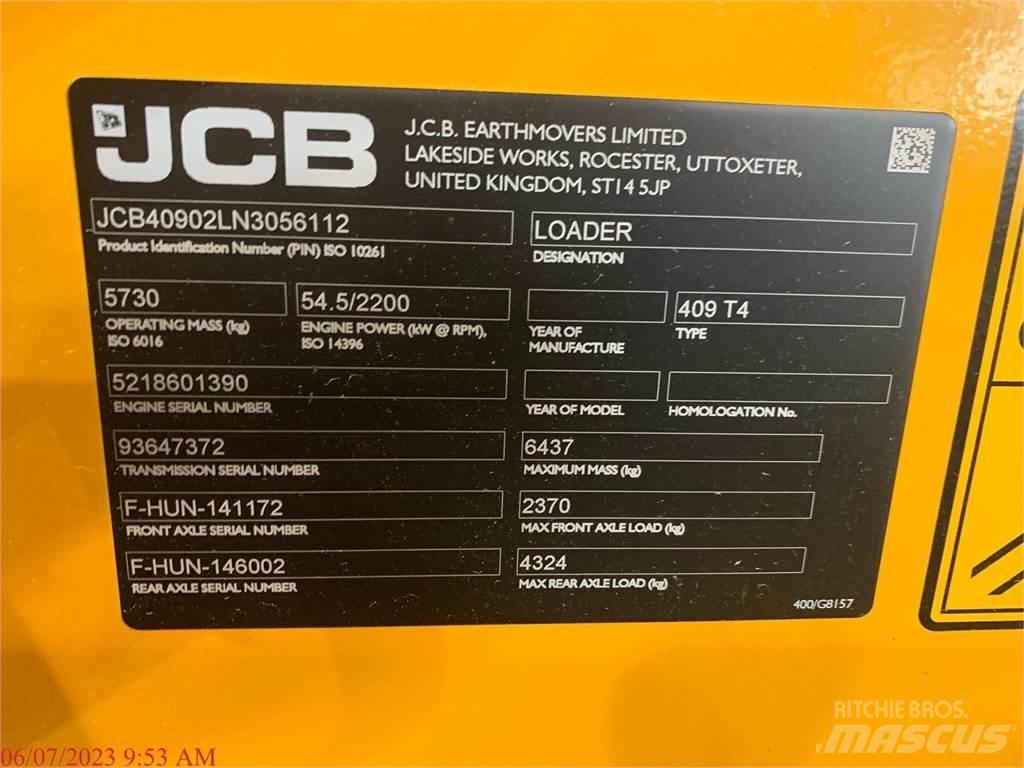 JCB 409 輪胎式裝載機