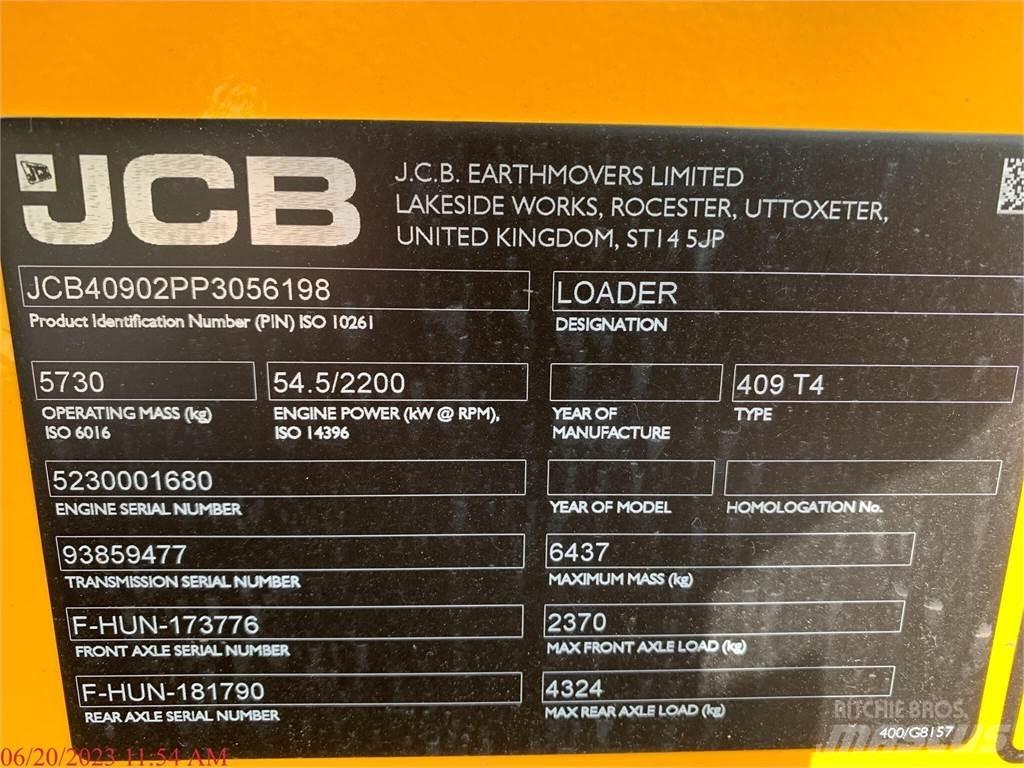 JCB 409 輪胎式裝載機