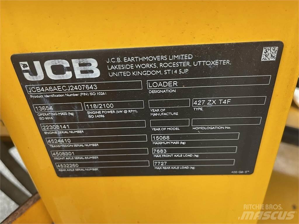 JCB 427ZX 輪胎式裝載機