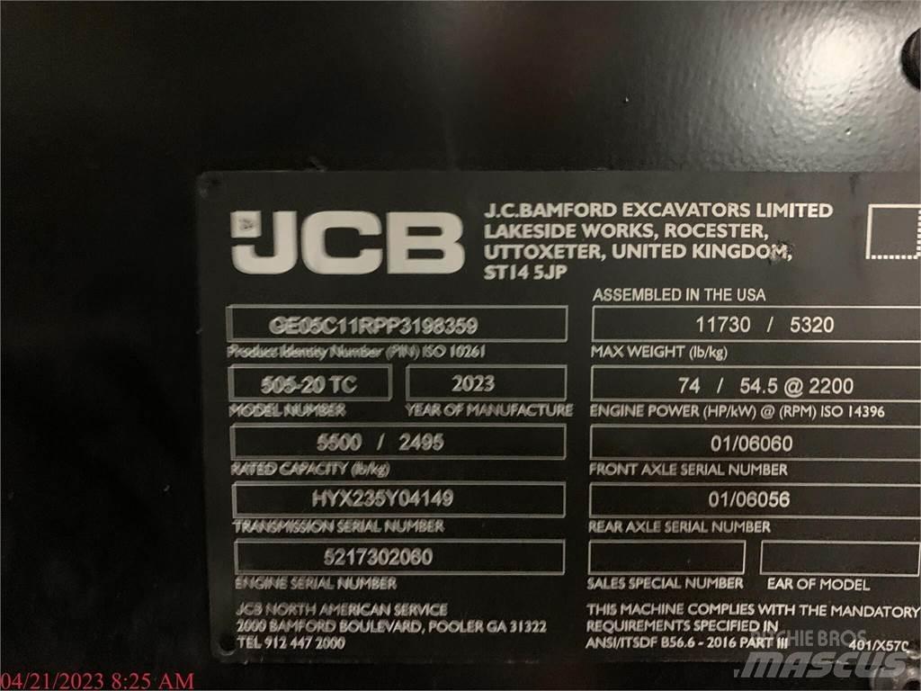 JCB 505-20TC 伸縮臂操作車