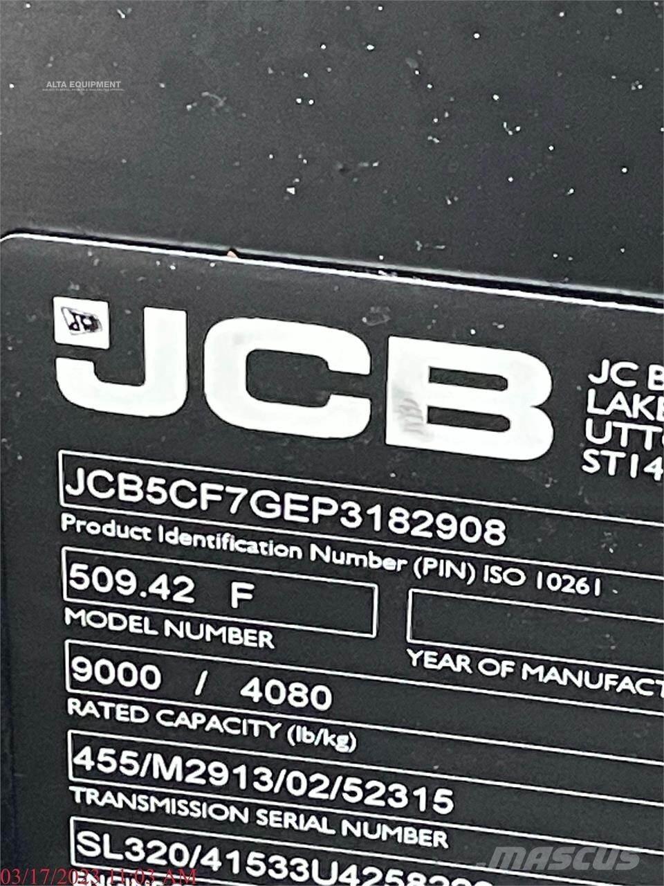 JCB 509-42 伸縮臂操作車