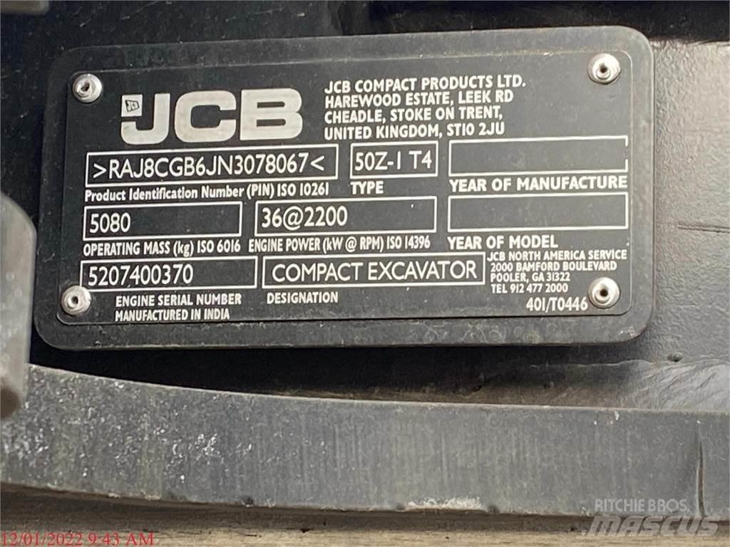 JCB 50Z-1 小型挖土機/掘鑿機<7t(小型挖掘機)