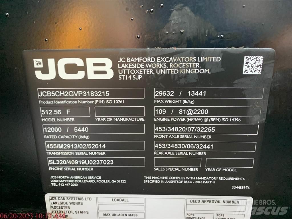 JCB 512-56 伸縮臂操作車