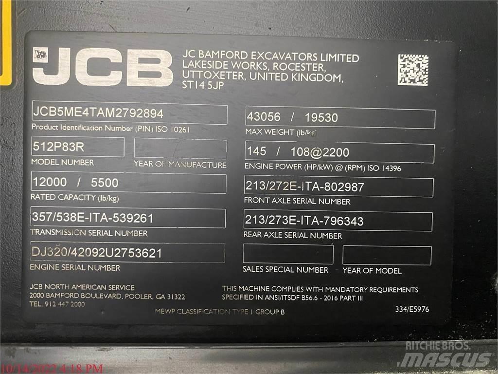 JCB 512-83R 伸縮臂操作車