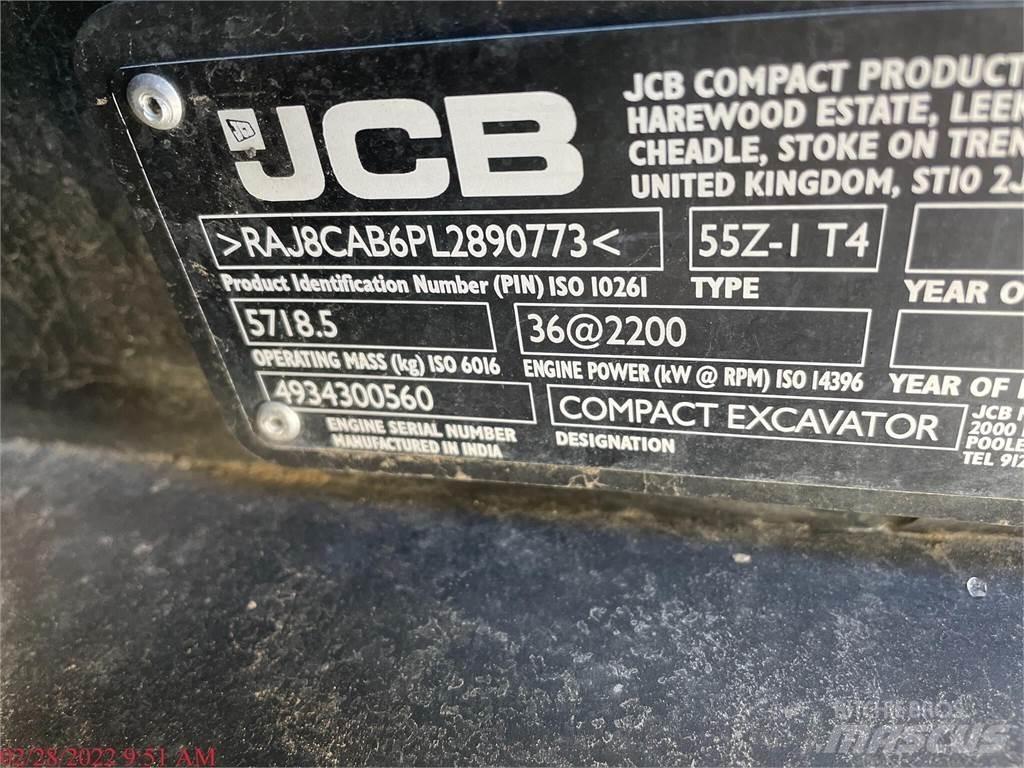JCB 55Z-1 小型挖土機/掘鑿機<7t(小型挖掘機)