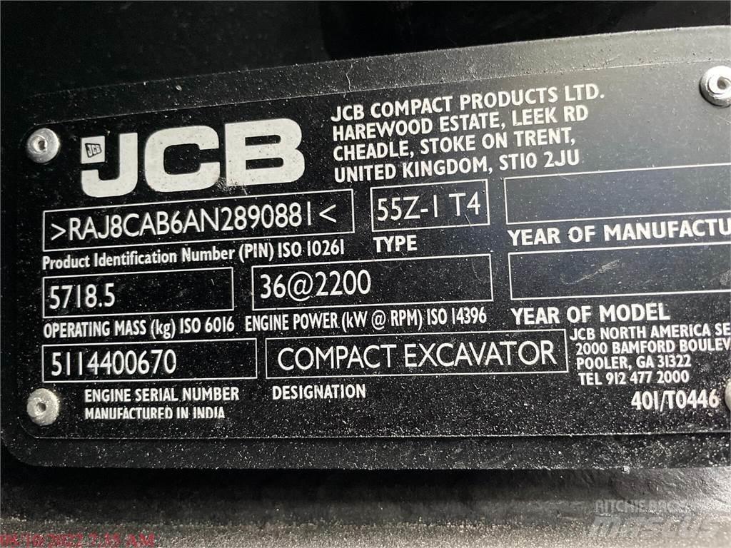 JCB 55Z-1 小型挖土機/掘鑿機<7t(小型挖掘機)