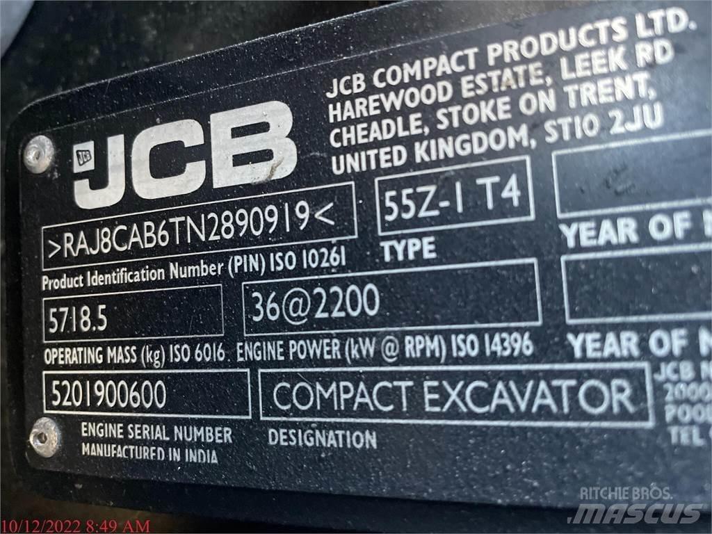 JCB 55Z-1 小型挖土機/掘鑿機<7t(小型挖掘機)
