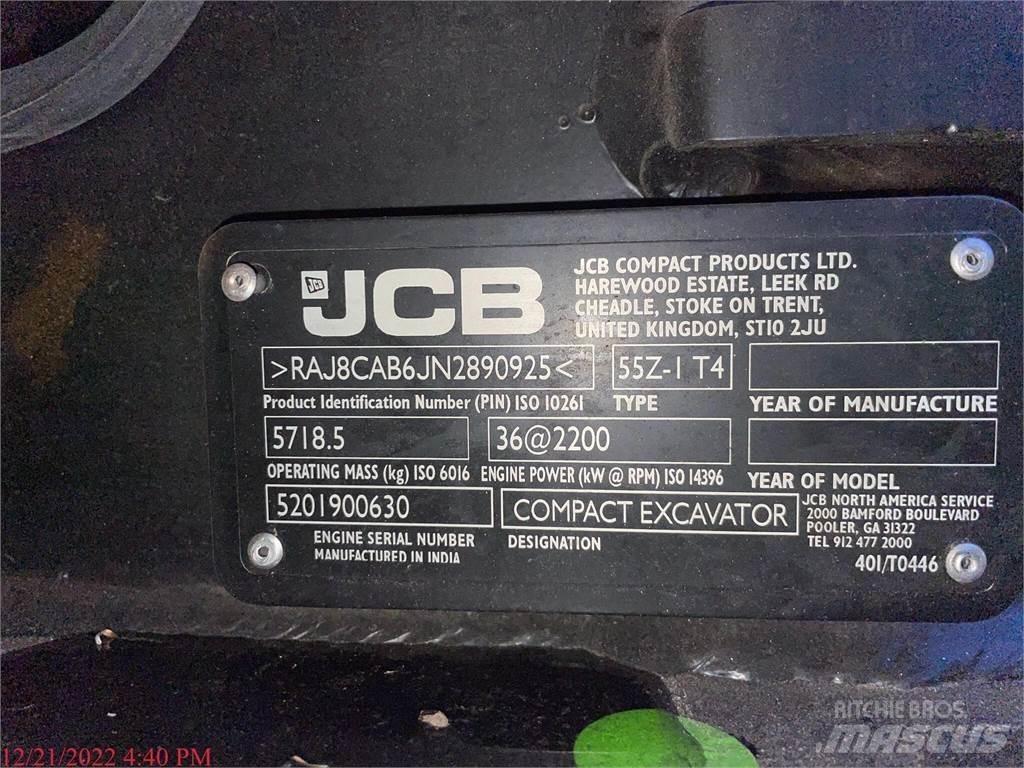 JCB 55Z-1 小型挖土機/掘鑿機<7t(小型挖掘機)