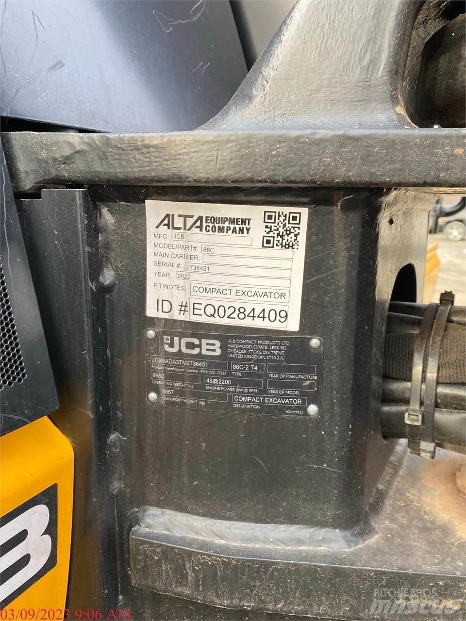 JCB 86C-2 履帶式 挖土機/掘鑿機/挖掘機