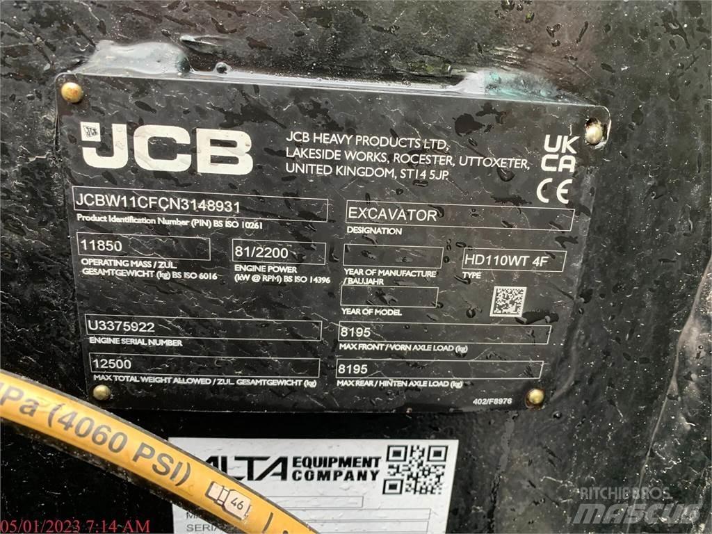 JCB HD110W 旋轉式挖土機/掘鑿機/挖掘機