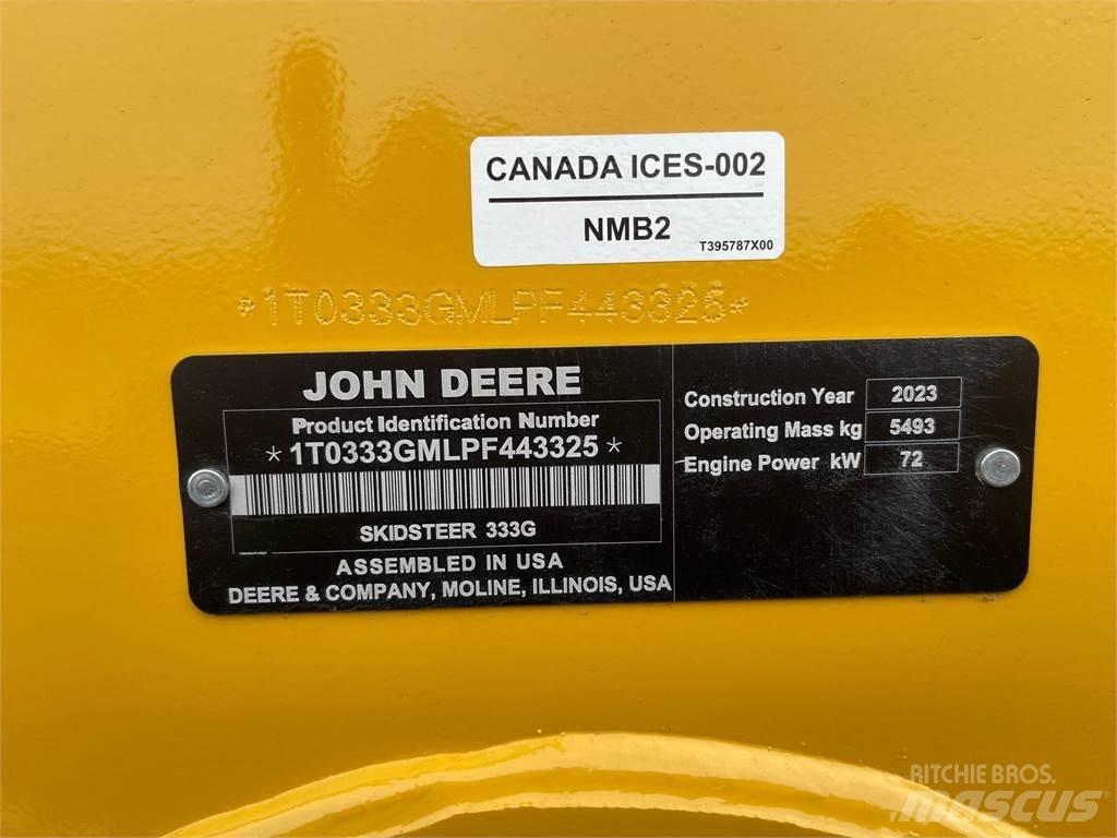 John Deere 333G 林業覆蓋機