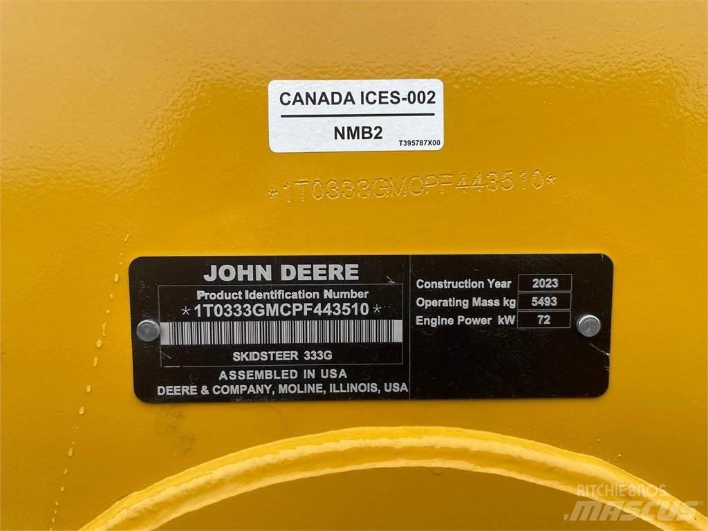 John Deere 333G 滑移轉向裝載機