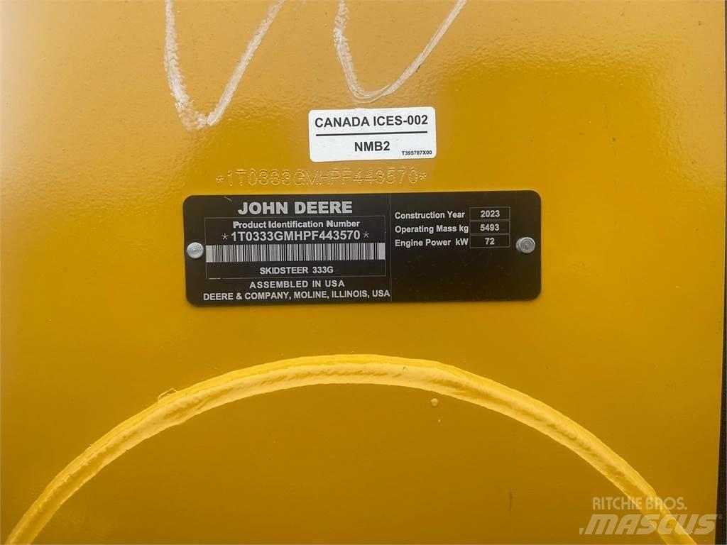 John Deere 333G 滑移轉向裝載機