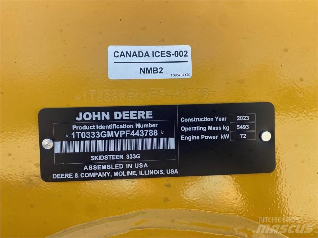 John Deere 333G 滑移轉向裝載機