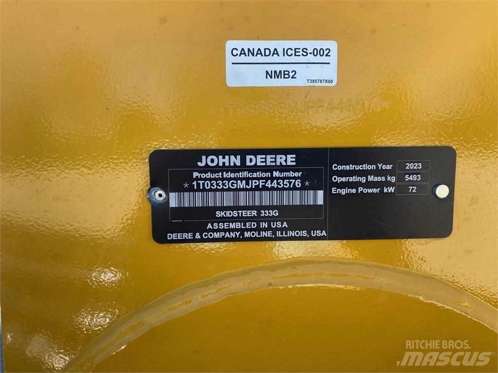 John Deere 333G 滑移轉向裝載機