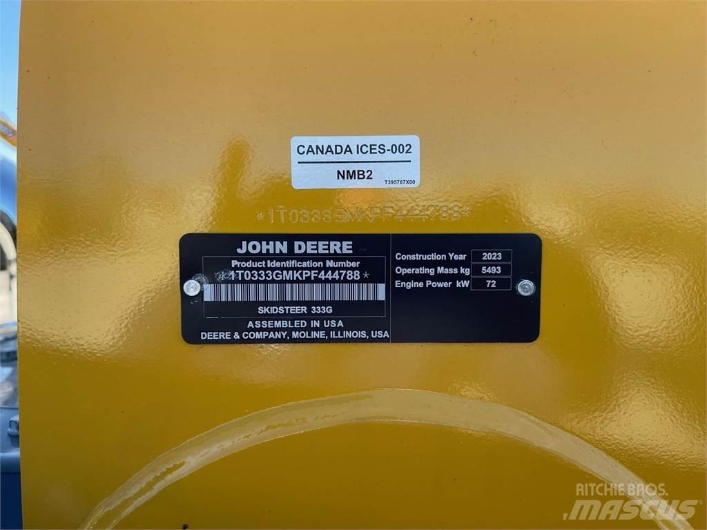 John Deere 333G 滑移轉向裝載機