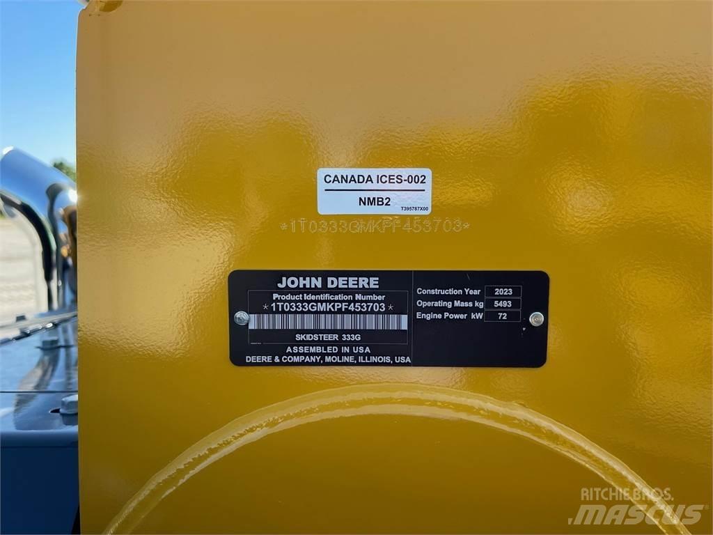 John Deere 333G 滑移轉向裝載機