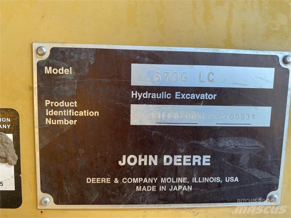 John Deere 670G LC 履帶式 挖土機/掘鑿機/挖掘機