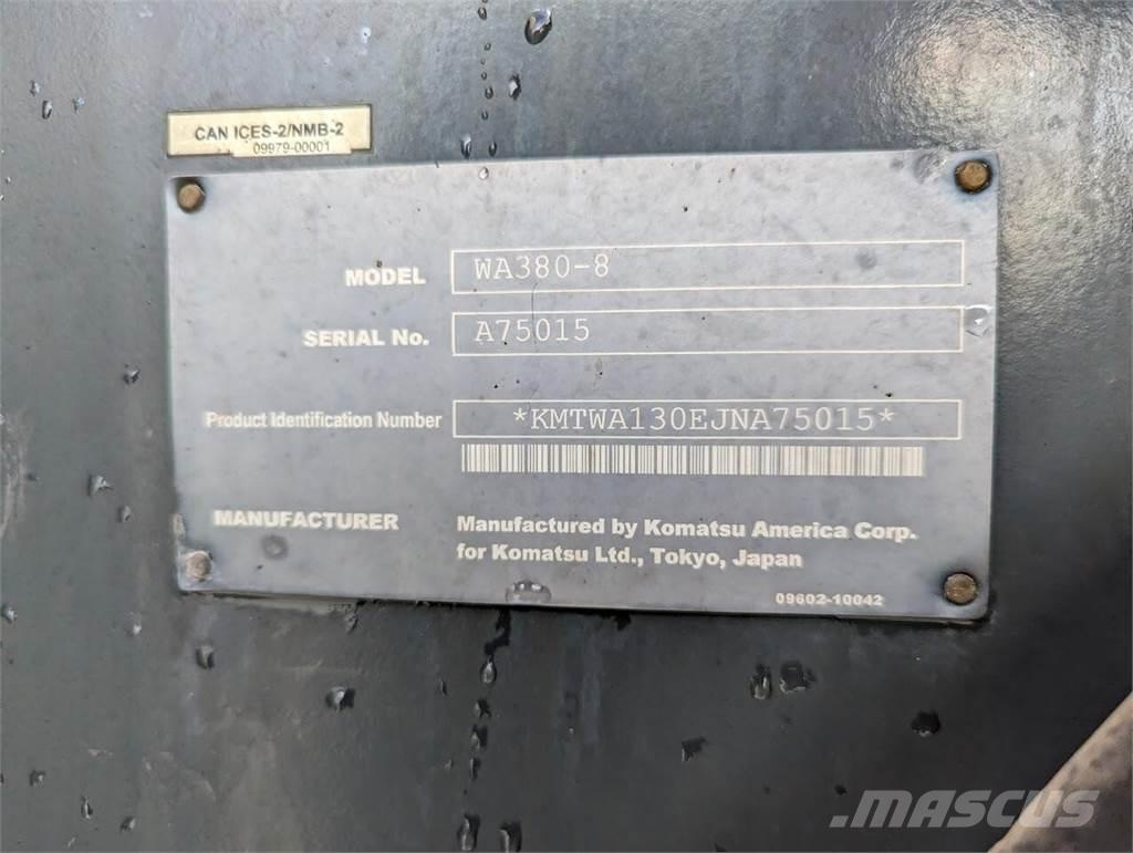 Komatsu WA380-8 輪胎式裝載機