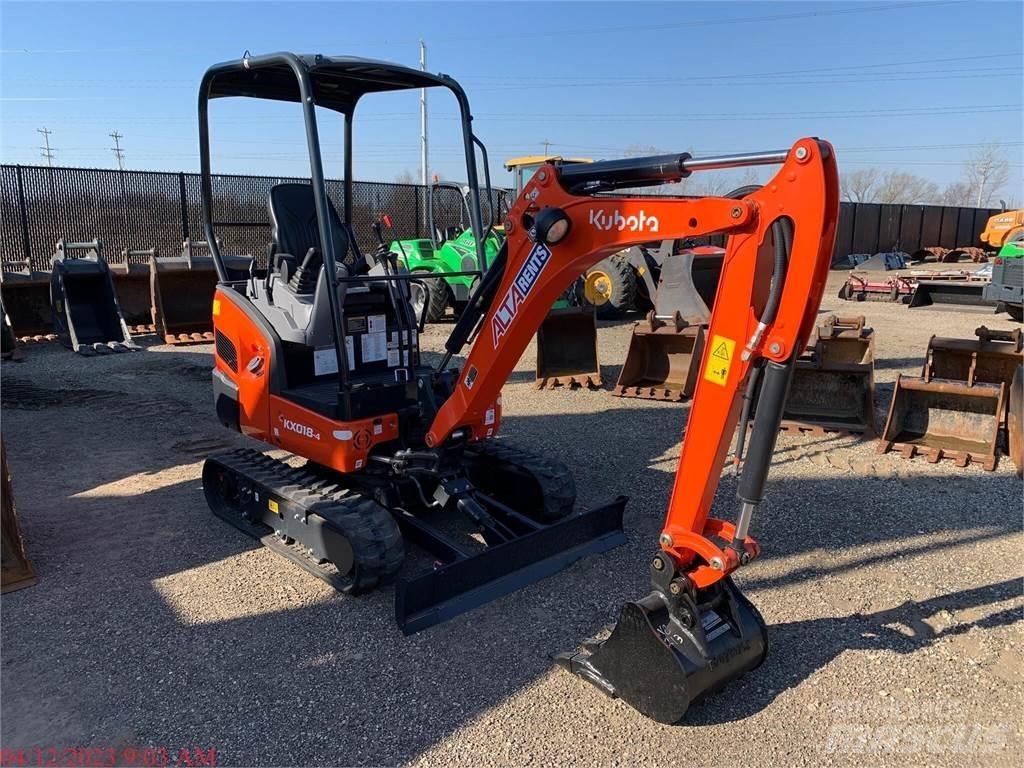 Kubota KX018-4 小型挖土機/掘鑿機<7t(小型挖掘機)