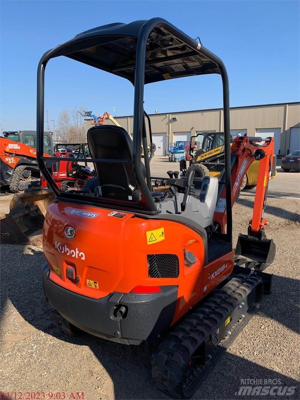 Kubota KX018-4 小型挖土機/掘鑿機<7t(小型挖掘機)