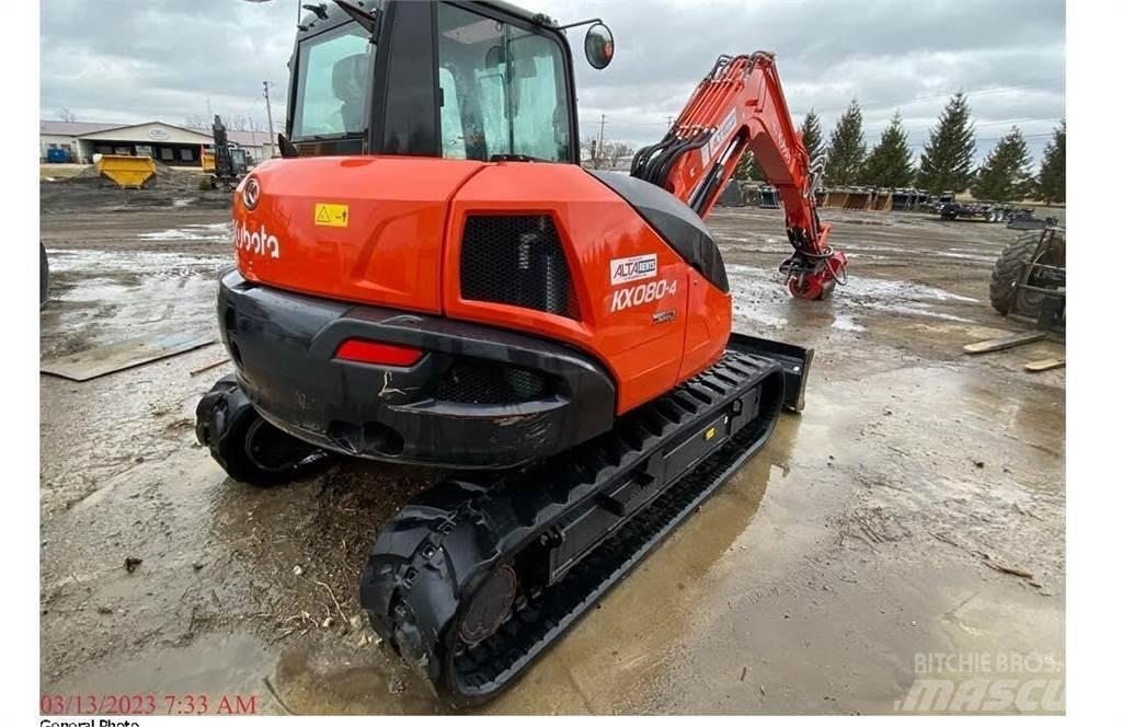 Kubota KX080 林業覆蓋機
