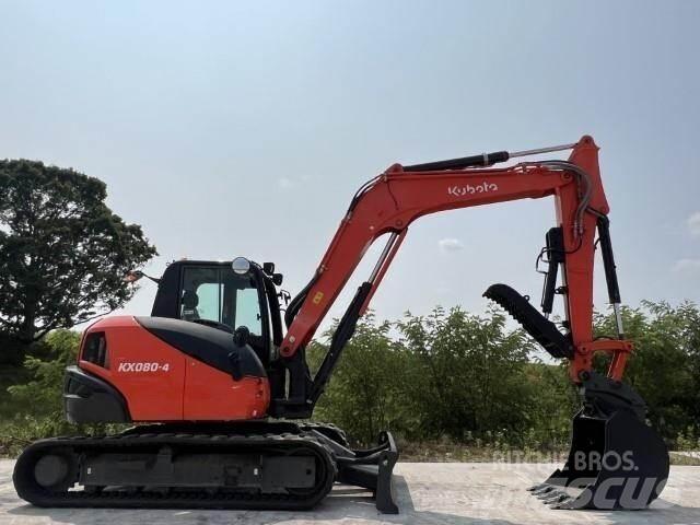 Kubota KX080-4A 履帶式 挖土機/掘鑿機/挖掘機
