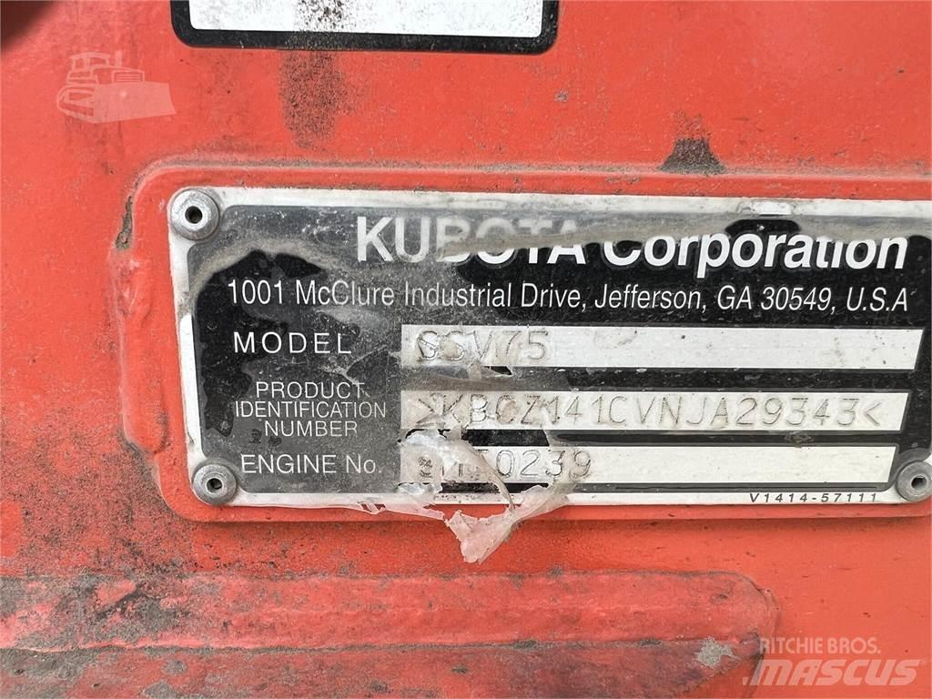 Kubota SSV75 滑移轉向裝載機