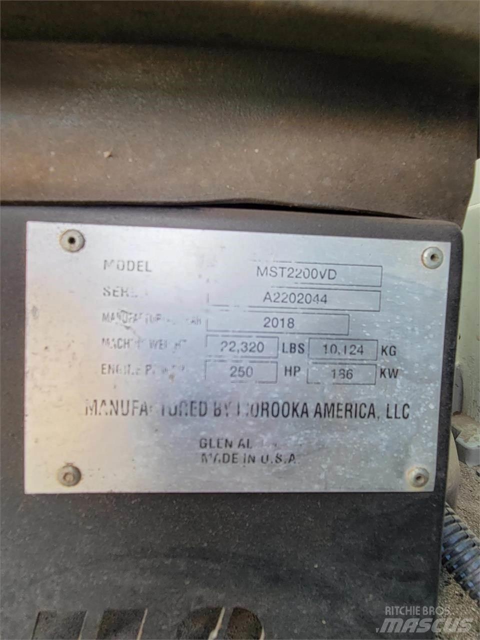 Morooka MST2200VD 履帶式傾卸車/翻斗車