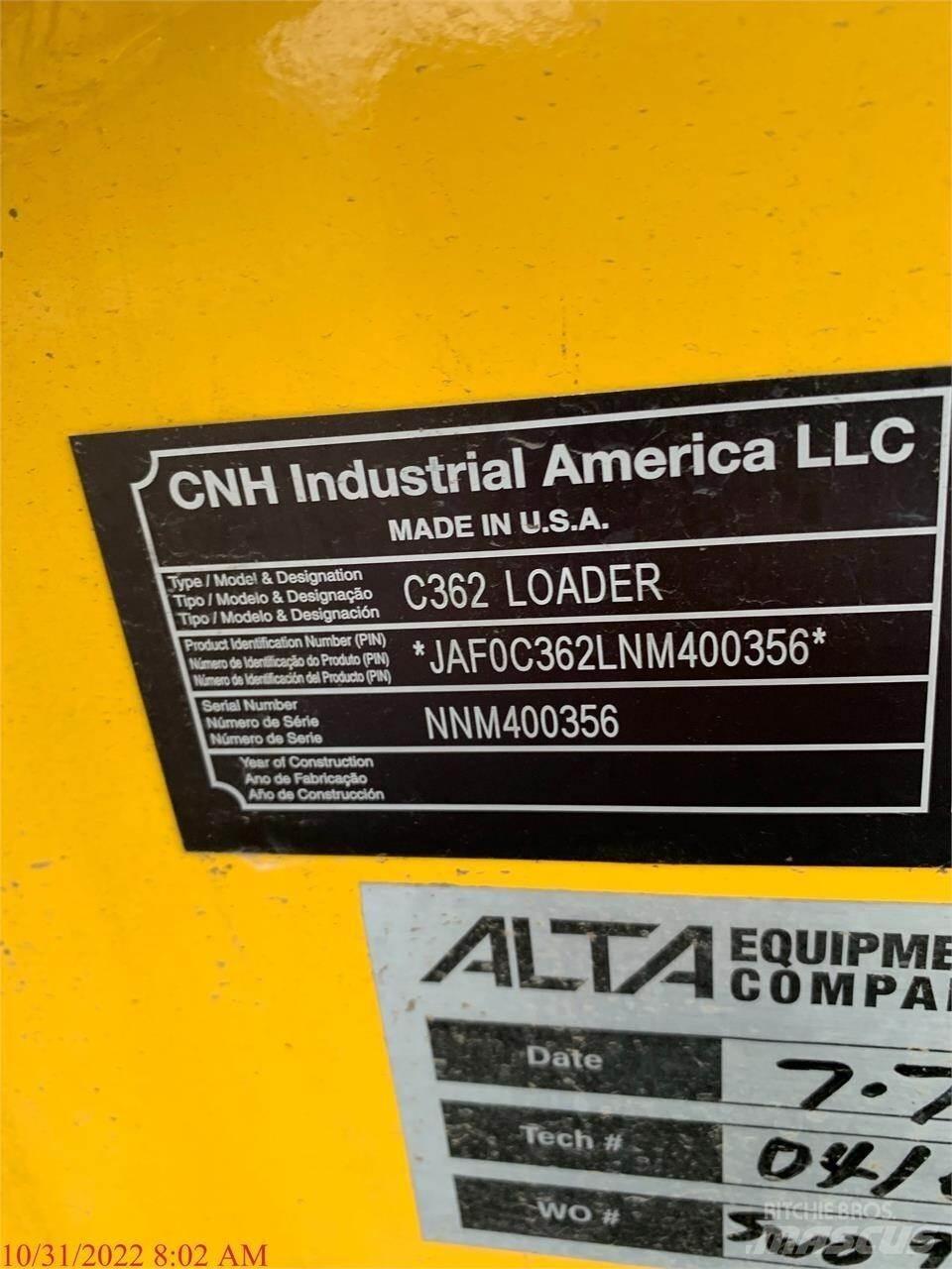 New Holland C362 滑移轉向裝載機